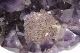 Dark Purple Amethyst Cluster - Large Points #211961-3